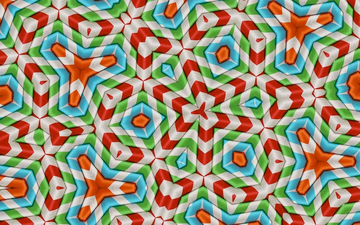 Kaleidoscopes made the traditional way